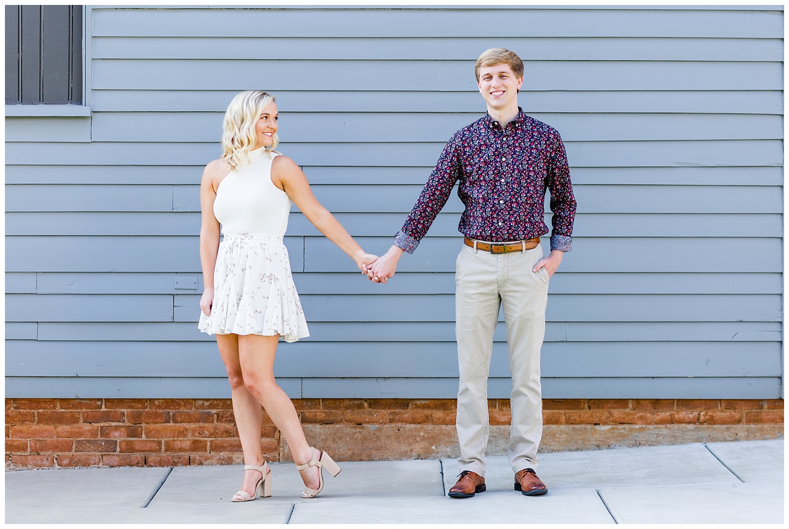 downtown huntsville engagement session in constitution village