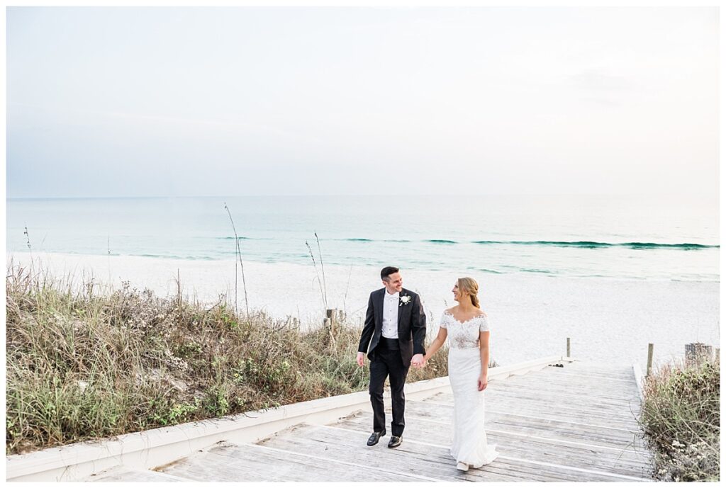 seaside beach wedding picture